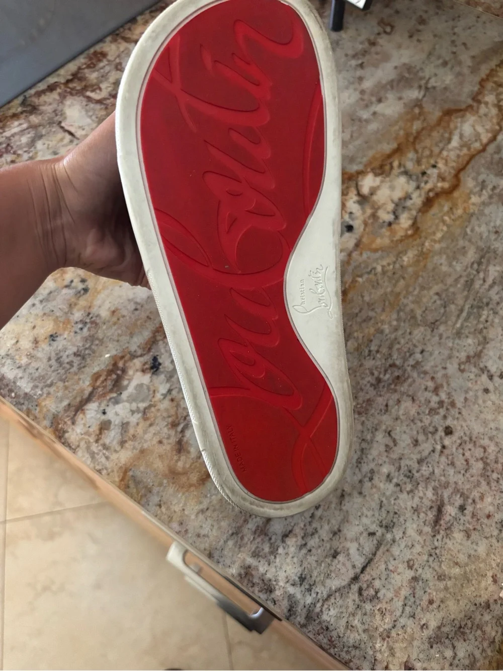 Christian Louboutin Platform Pool Slide Sandals
